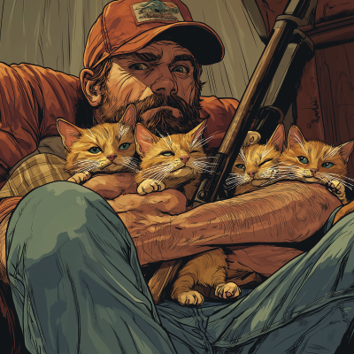 Rednecks Protecting Kittens