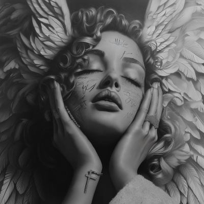 Surreal Angelic Woman