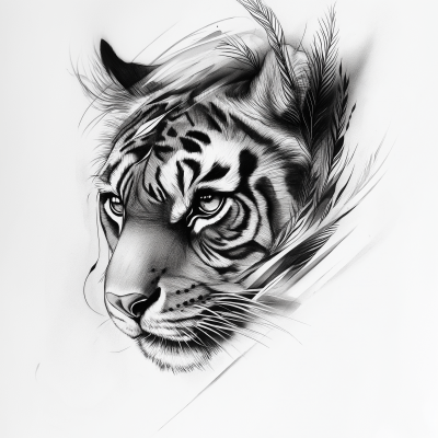 Modern Realistic Animal Tattoo Design