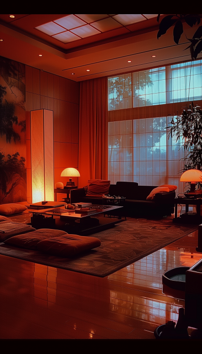 Moody Japanese Interior