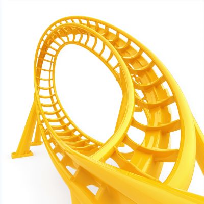 Yellow Rollercoaster Loops