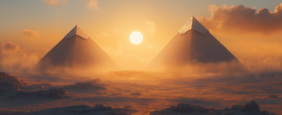 Pyramids in the Desert