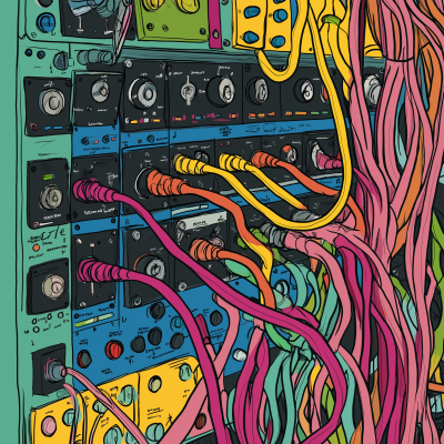 Colorful Punk Synth Art