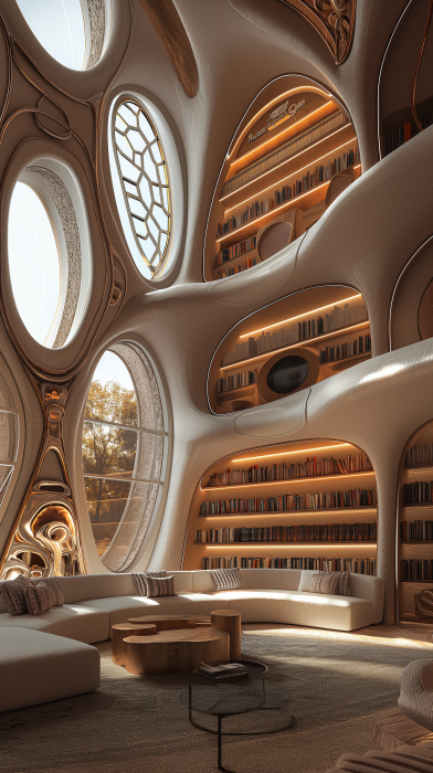 Futuristic Fantasy Library