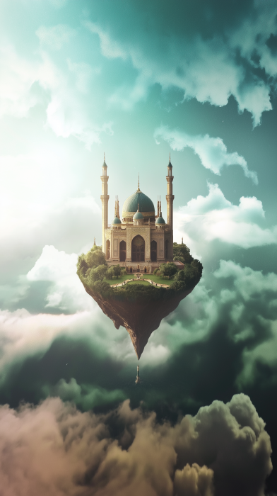 Floating Mosque in the Sky