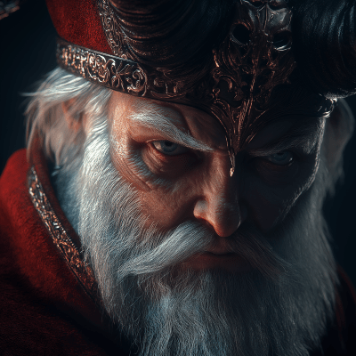 Half St. Nicholas Half Krampus