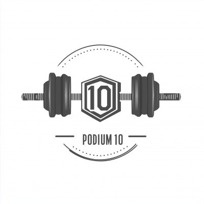 Podium 10 Gym Logo