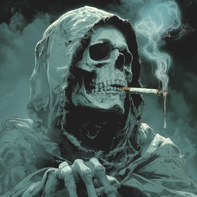 Grim Reaper Smoking