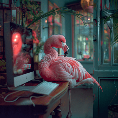 Flamingo at Work