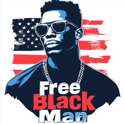 Free Black Man Logo