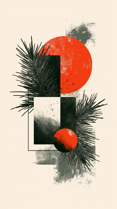 Minimal Christmas Collage