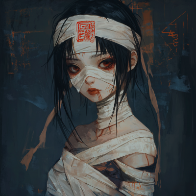 Spirit Girl in Bandages