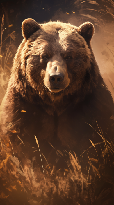 Grizzly Bear Portrait