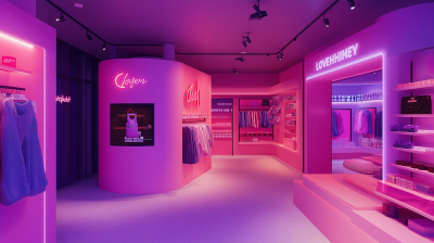 Futuristic Pop Up Shop