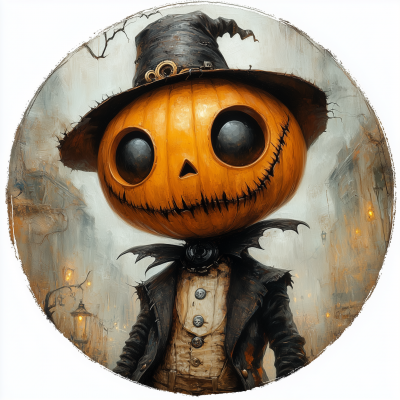 Steampunk Pumpkin Monster