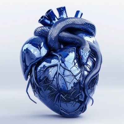 Heart with Snake