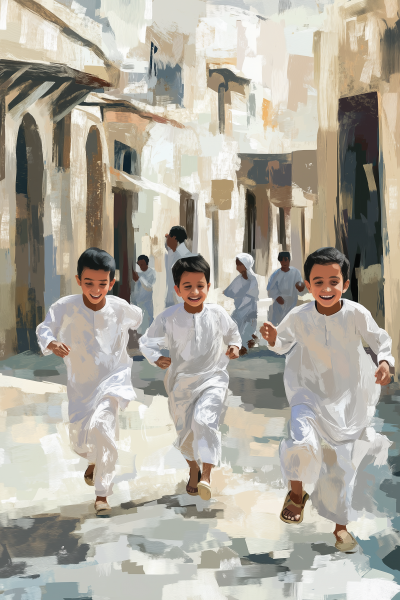 Qatari Children at Play