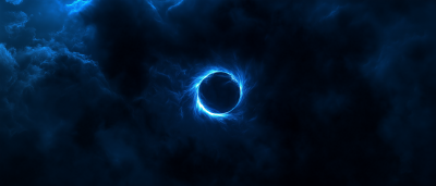 Solar Eclipse in Blue Light