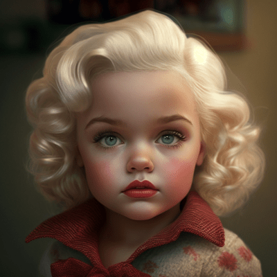 Marilyn Monroe Inspired Doll