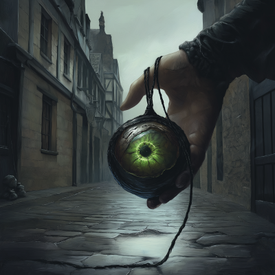 Glowing Eyeball Fantasy Art