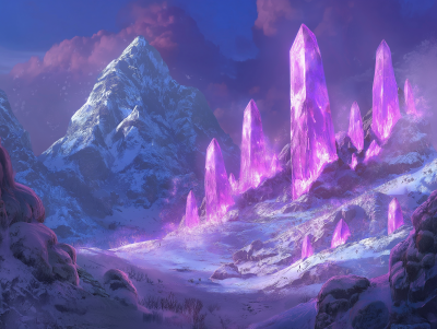 Snowy Landscape Concept Art