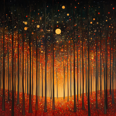 Autumn Forest Abstraction