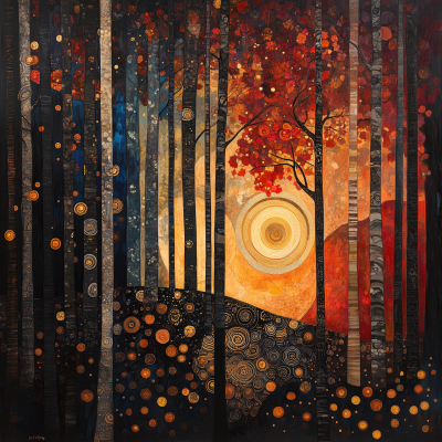 Autumn Forest Abstraction