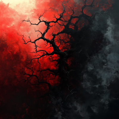 Dark Abstract Horror Background