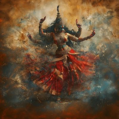 Dance of the Demonic Goddess Kali