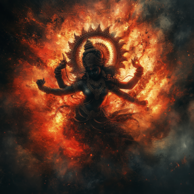 Dance of the Demonic Goddess Kali