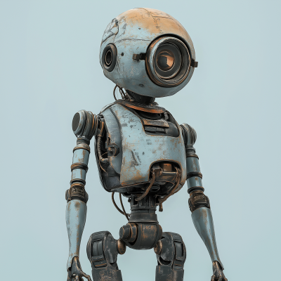 Old Robot Figure