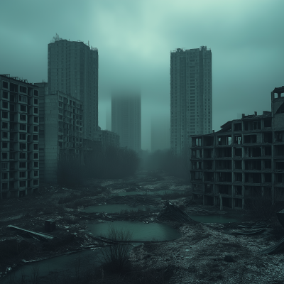 Post-apocalyptic USSR City