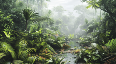 Tropical Rainforest Panorama