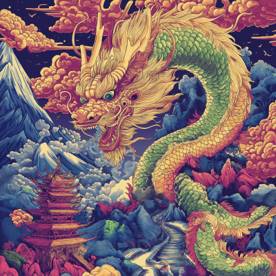 Psychedelic Dragon Rave