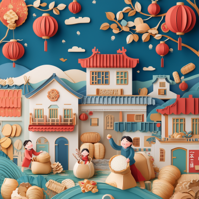 Chinese New Year Bread Visual