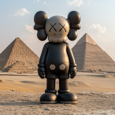 KAWS at the Pyramids