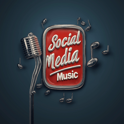 3D Logo for Social Media Music