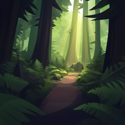 Serene Forest Path