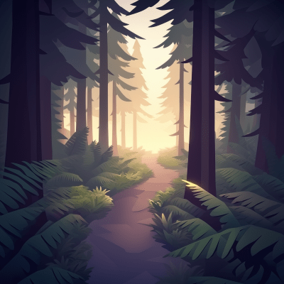 Serene Forest Path