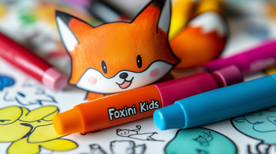 Posca Colored Little Fox Kawaii