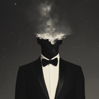 Surreal Tuxedo Collage