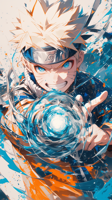 Naruto Unleashing Rasengan