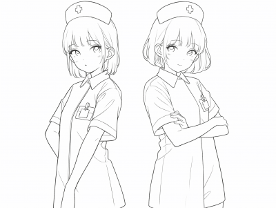 Minimalist Japanese Nurses