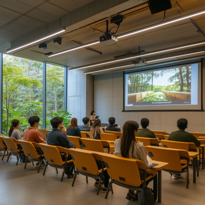 Eco-Friendly University Classroom