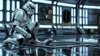 Storm Trooper with Rat Trap