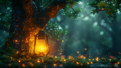 Magical Nighttime Scene