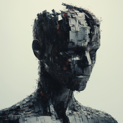 Humanoid Android Portrait