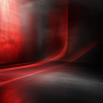 Abstract Red Charcoal Room