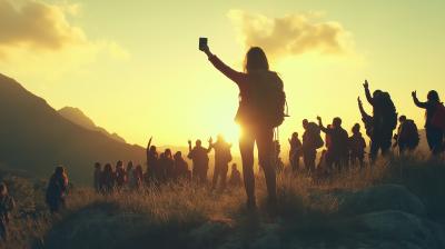 Happy Mountain Selfie