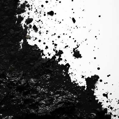 Black and White Mud Texture